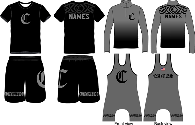 Callan Pkg #2 singlet, shorts, shirt & Q-zip