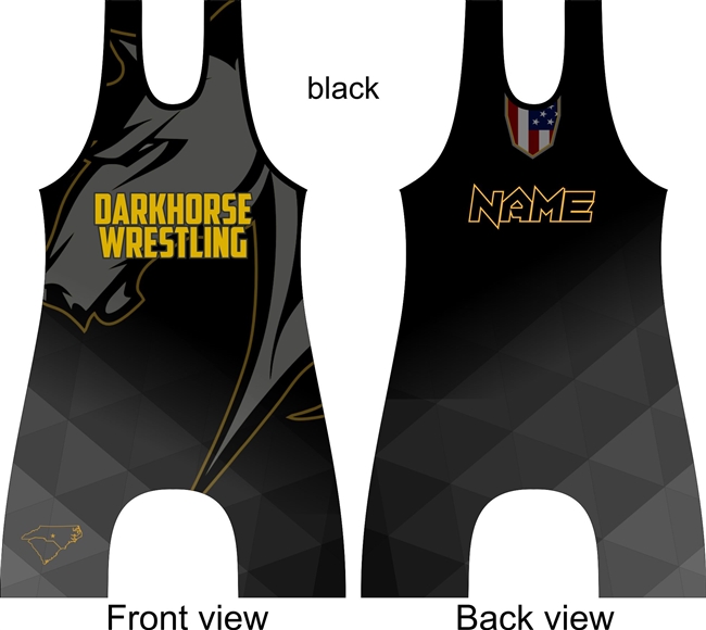 DarkHorse Black singlet