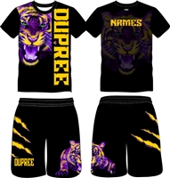 Dupree loose fit shirt and drawstring shorts