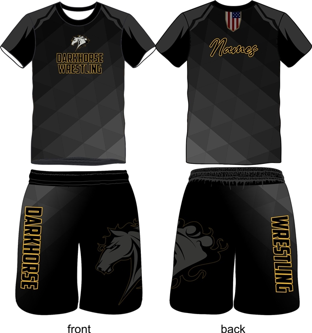 Darkhorse Shirts and shorts set