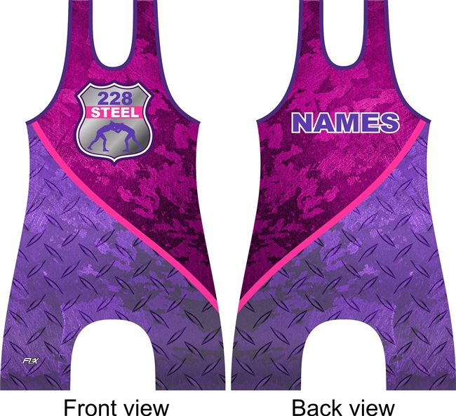 Steel Pink and purple