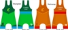 Callan 2026 boys red and blue singlet set