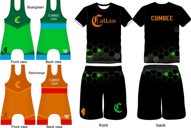 Callan 2026 boys shorts, shirt and singlet set