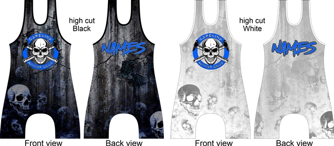 Carolina Hammer squad team singlet black or white