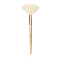 White Fan Brush Rose Gold