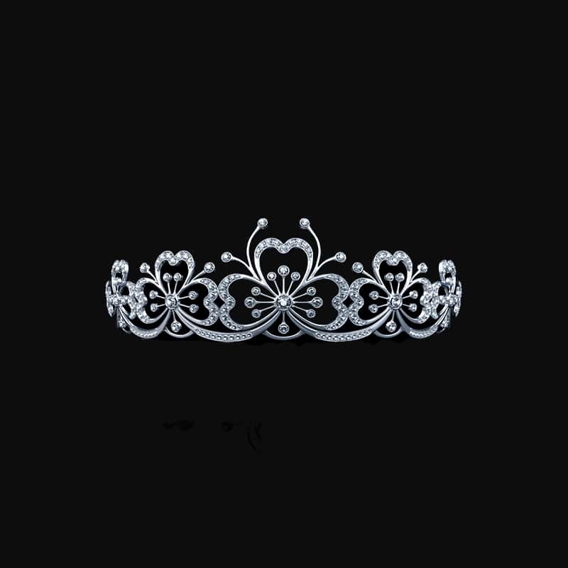 SIlver Diamond Tiara