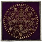 Magick Circle Ritual Altar Cloth