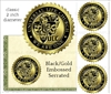 Universal Life Church Embossed Certificate Seal, logo style