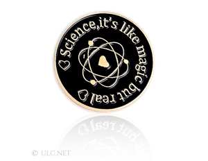 Clarke's Third Law Lapel Pin