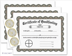 Handfasting Certificate 3-Pack Set