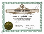HQ Doctor of Universal Order