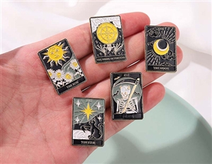 Tarot Arcana Gothic 5-Pin Set