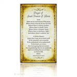 Prayer of St Francis Plaque (Clearance)