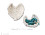 Angel Heart Wings Keepsake Dish