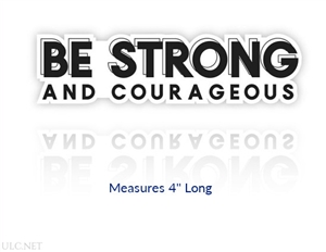Be Strong Vinyl Decal (Clearance)