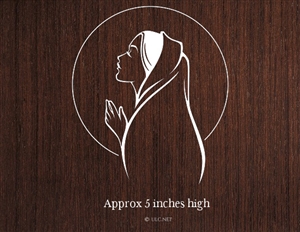 Praying Madonna Vinyl Decal (Clearance)