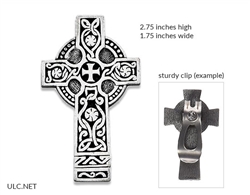 Celtic Cross Visor Clip