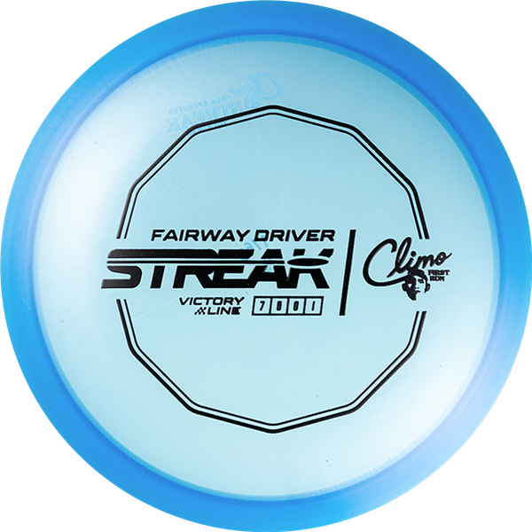 Climo Disc Golf First Run Victory Line Streak
