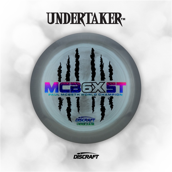 Discraft Paul McBeth 6X ESP Undertaker - 6X Mcbeast Stamp