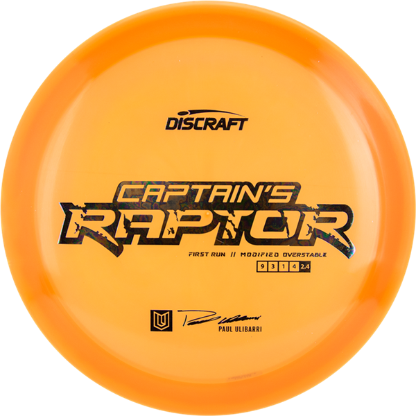 Discraft First Run Paul Ulibarri Captain's Raptor