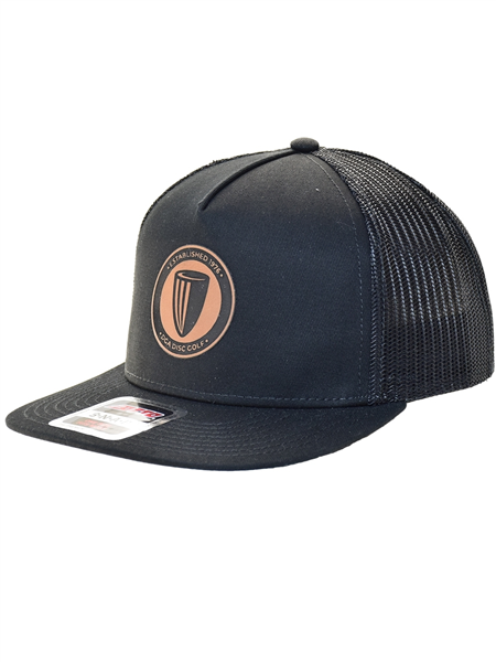 DGA Mesh Snapback - Leather Circle Patch