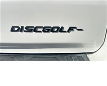 Disc Golf Car Emblem - Peel & Stick