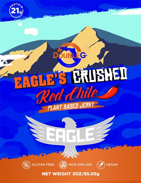 Eagle's Crushed Plant Based Jerky - Red Chile