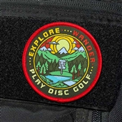 Disc Golf Pins Velcro Patch - Explore Wander