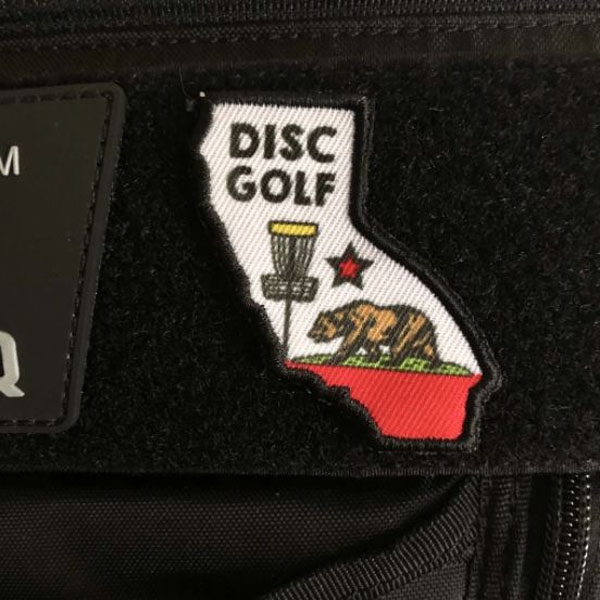 Disc Golf Pins - California (Velcro Patch)