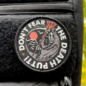 Disc Golf Pins (Velcro Patch) - Don't Fear the Death Putt