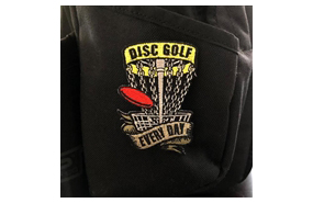 Disc Golf Pins - Disc Golf Every Day (Velcro Patch)