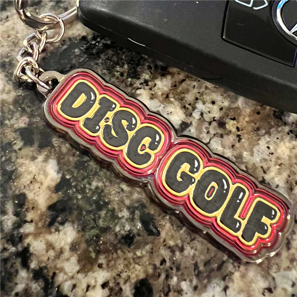 Disc Golf Pins - Disc Golf Keychain