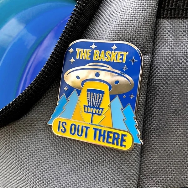 Disc Golf Pins - The Basket is Out There