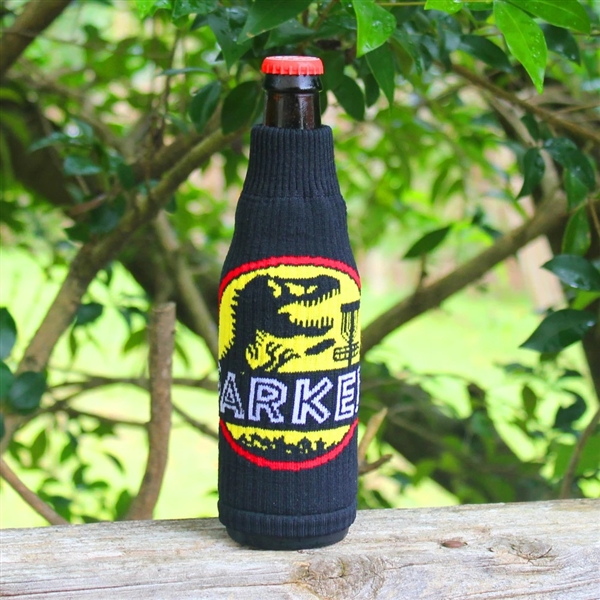 Disc Golf Pins - T-Rex Parked FREAKER (drink cozy)