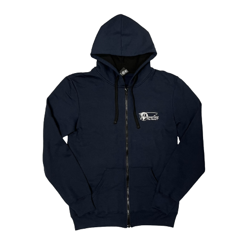 Discovering the World Full Zip Hoodie - (Black / Navy)