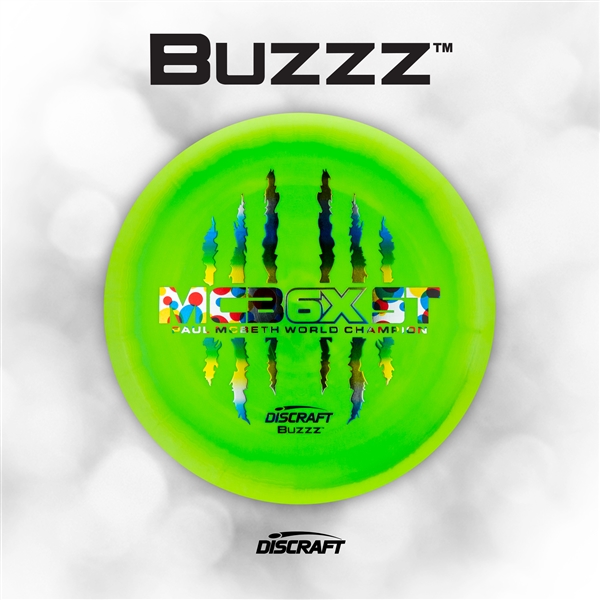 Discraft Paul McBeth 6X ESP Buzzz - 6X Mcbeast Stamp