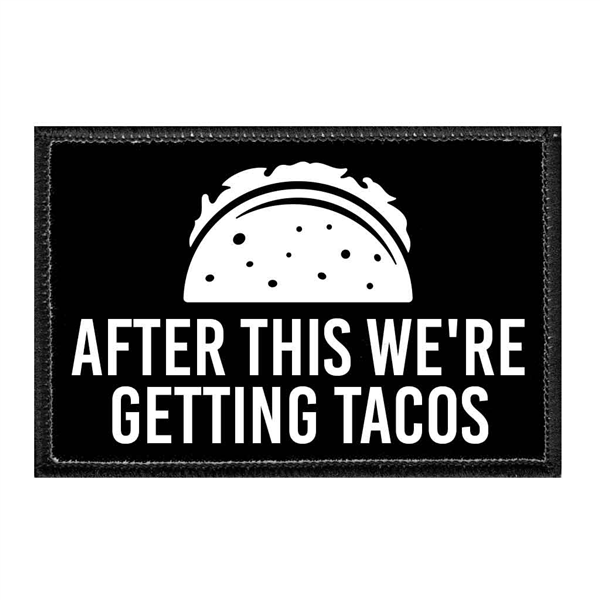Pull Patch Velcro Patch - Tacos