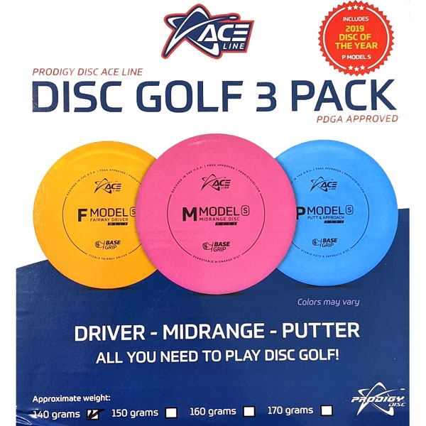 Prodigy Ace Line Disc Golf Starter Set (Lightweight)