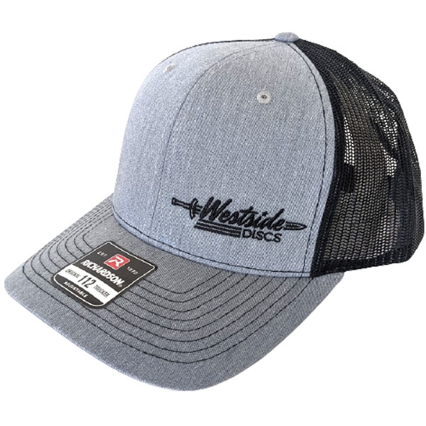 Westside Discs Small Sword Trucker Hat (GRAY & BLACK)