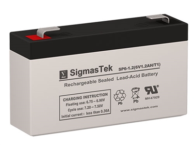 Elsar 112 Replacement Emergency Light Battery | 6V/1.2AH | Sealed  Lead Acid Battery | Pro Battery Specialists