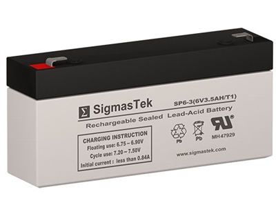 Dual-Lite 12922 Replacement Emergency Light Battery | 6V/3AH | Sealed Lead Acid Battery | Pro Battery Specialists