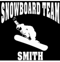 Snowboard Car Window Decal