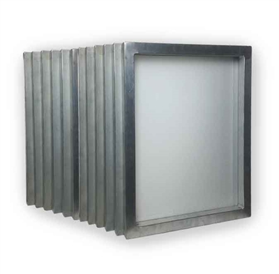 Aluminum Screen 23" x 31" with 110 White Mesh (12 Bundle)