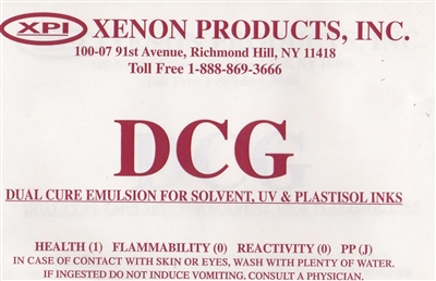 ULTRA/DCG Dual Cure Emulsion for Solvent Ink