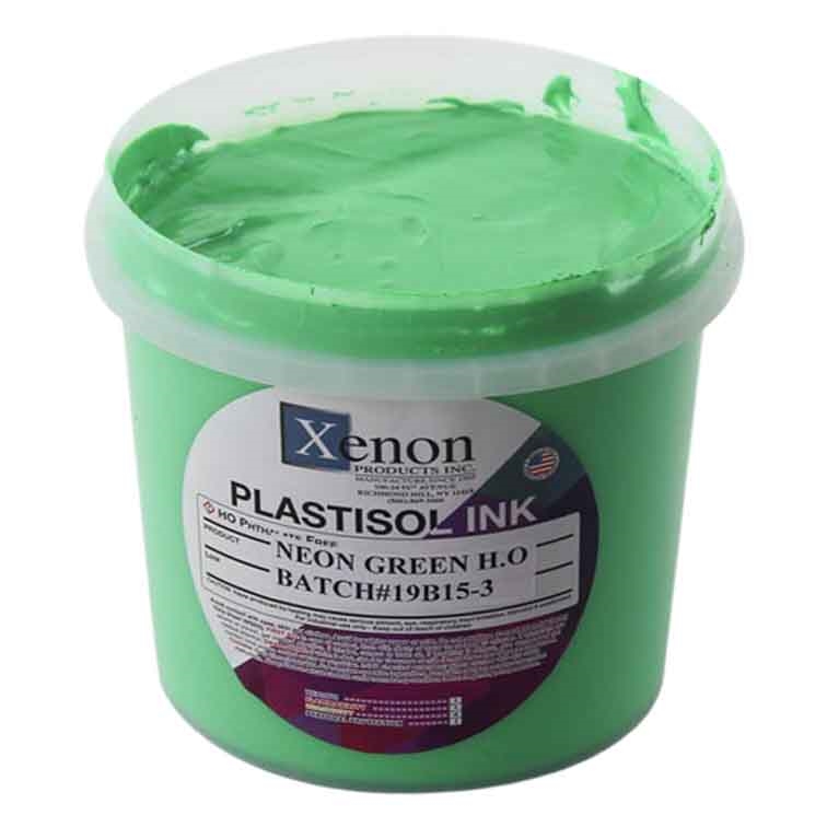Neon Green Plastisol Ink