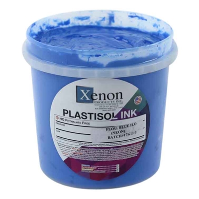 Neon Blue Plastisol Ink