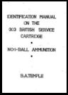 Identification Manual on the 303 Service Cartridge. Vol 4 Dummy (1). Temple.