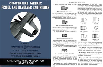 Center Fire Metric Pistol and revolver Cartridges. White