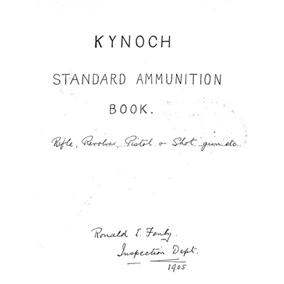 Kynoch Standard Ammunition Book