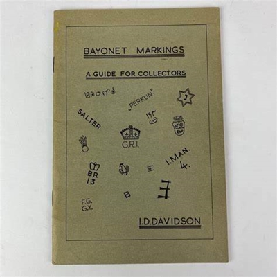Bayonet Markings;: A Guide for Collectors. Davidson.